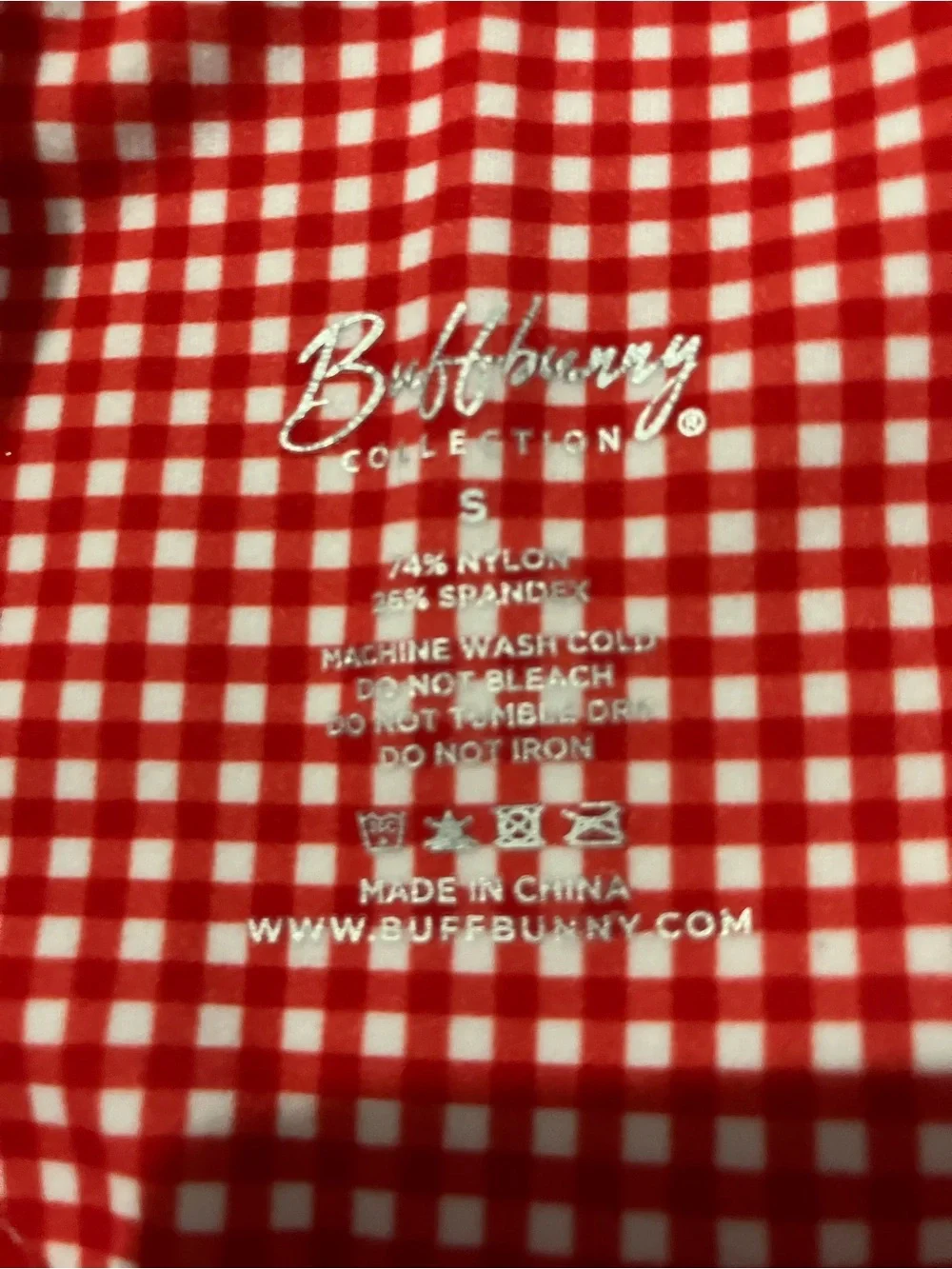 Buff bunny gingham legacy shorts